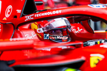 2024-07-06 - Carlos Sainz Jr. (ESP) - Scuderia Ferrari - Ferrari SF-24 - Ferrari during Free Practice 3 on day 3, saturday july 6, 2024 of the formula 1 qatar airways british grand prix 2024, scheduled to take place at the silverstone circuit from july 5 to july 7, 2024 - FORMULA 1 - QATAR AIRWAYS BRITISHGRAND PRIX 2024 - PRACTICE AND QUALIFY - FORMULA 1 - MOTORS