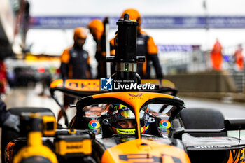 2024-07-06 - Oscar Piastri (AUS) - McLaren Formula 1 Team - McLaren MCL38 - Mercedes
 during Free Practice 3 on day 3, saturday july 6, 2024 of the formula 1 qatar airways british grand prix 2024, scheduled to take place at the silverstone circuit from july 5 to july 7, 2024 - FORMULA 1 - QATAR AIRWAYS BRITISHGRAND PRIX 2024 - PRACTICE AND QUALIFY - FORMULA 1 - MOTORS