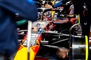 2024-07-06 - Max Verstappen (NED) - Oracle Red Bull Racing - Red Bull RB20 - Honda RBPT during Free Practice 3 on day 3, saturday july 6, 2024 of the formula 1 qatar airways british grand prix 2024, scheduled to take place at the silverstone circuit from july 5 to july 7, 2024 - FORMULA 1 - QATAR AIRWAYS BRITISHGRAND PRIX 2024 - PRACTICE AND QUALIFY - FORMULA 1 - MOTORS