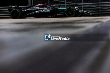 2024-07-06 - George Russell (GBR) - Mercedes-AMG PETRONAS F1 Team - Mercedes W15 - Mercedes E Performance during Free Practice 3 on day 3, saturday july 6, 2024 of the formula 1 qatar airways british grand prix 2024, scheduled to take place at the silverstone circuit from july 5 to july 7, 2024 - FORMULA 1 - QATAR AIRWAYS BRITISHGRAND PRIX 2024 - PRACTICE AND QUALIFY - FORMULA 1 - MOTORS