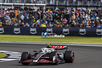 2024-07-06 - Nico Hulkenberg (GER) - MoneyGram Haas F1 Team - Haas VF-24 - Ferrari during Qualify Session on day 2, friday july 6, 2024 of the formula 1 qatar airways british grand prix 2024, scheduled to take place at the silverstone circuit from july 5 to july 7, 2024

 - FORMULA 1 - QATAR AIRWAYS BRITISHGRAND PRIX 2024 - PRACTICE AND QUALIFY - FORMULA 1 - MOTORS