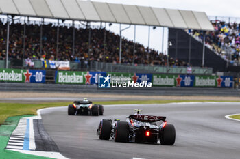 2024-07-06 - Lewis Hamilton (GBR) - Mercedes-AMG PETRONAS F1 Team - Mercedes W15 - Mercedes E Performance during Free Practice on day 2, friday july 5, 2024 of the formula 1 qatar airways british grand prix 2024, scheduled to take place at the silverstone circuit from july 5 to july 7, 2024 - FORMULA 1 - QATAR AIRWAYS BRITISHGRAND PRIX 2024 - PRACTICE AND QUALIFY - FORMULA 1 - MOTORS