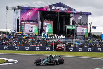 2024-07-06 - Fernando Alonso (ESP) - Aston Martin Aramco F1 Team - Aston Martin AMR24 - Mercedes during Qualify Session on day 2, friday july 6, 2024 of the formula 1 qatar airways british grand prix 2024, scheduled to take place at the silverstone circuit from july 5 to july 7, 2024 - FORMULA 1 - QATAR AIRWAYS BRITISHGRAND PRIX 2024 - PRACTICE AND QUALIFY - FORMULA 1 - MOTORS