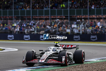 2024-07-06 - Nico Hulkenberg (GER) - MoneyGram Haas F1 Team - Haas VF-24 - Ferrari during Qualify Session on day 2, friday july 6, 2024 of the formula 1 qatar airways british grand prix 2024, scheduled to take place at the silverstone circuit from july 5 to july 7, 2024

 - FORMULA 1 - QATAR AIRWAYS BRITISHGRAND PRIX 2024 - PRACTICE AND QUALIFY - FORMULA 1 - MOTORS