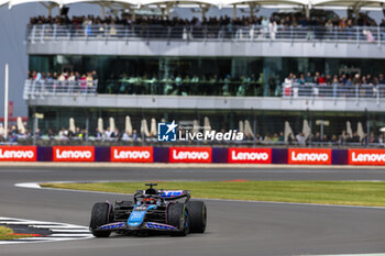 2024-07-06 - Esteban Ocon (FRA) - Alpine F1 Team - Alpine A524 - Renault during Qualify Session on day 2, friday july 6, 2024 of the formula 1 qatar airways british grand prix 2024, scheduled to take place at the silverstone circuit from july 5 to july 7, 2024

 - FORMULA 1 - QATAR AIRWAYS BRITISHGRAND PRIX 2024 - PRACTICE AND QUALIFY - FORMULA 1 - MOTORS