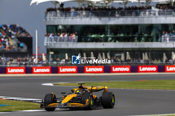 2024-07-06 - Oscar Piastri (AUS) - McLaren Formula 1 Team - McLaren MCL38 - Mercedes
 during Qualify Session on day 2, friday july 6, 2024 of the formula 1 qatar airways british grand prix 2024, scheduled to take place at the silverstone circuit from july 5 to july 7, 2024

 - FORMULA 1 - QATAR AIRWAYS BRITISHGRAND PRIX 2024 - PRACTICE AND QUALIFY - FORMULA 1 - MOTORS