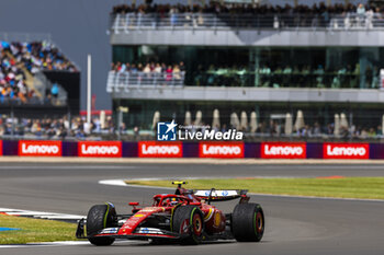 2024-07-06 - Carlos Sainz Jr. (ESP) - Scuderia Ferrari - Ferrari SF-24 - Ferrari during Qualify Session on day 2, friday july 6, 2024 of the formula 1 qatar airways british grand prix 2024, scheduled to take place at the silverstone circuit from july 5 to july 7, 2024

 - FORMULA 1 - QATAR AIRWAYS BRITISHGRAND PRIX 2024 - PRACTICE AND QUALIFY - FORMULA 1 - MOTORS