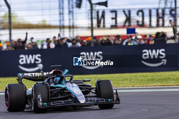 2024-07-06 - George Russell (GBR) - Mercedes-AMG PETRONAS F1 Team - Mercedes W15 - Mercedes E Performance during Qualify Session on day 2, friday july 6, 2024 of the formula 1 qatar airways british grand prix 2024, scheduled to take place at the silverstone circuit from july 5 to july 7, 2024

 - FORMULA 1 - QATAR AIRWAYS BRITISHGRAND PRIX 2024 - PRACTICE AND QUALIFY - FORMULA 1 - MOTORS