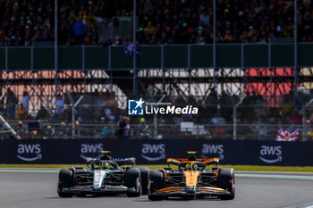 2024-07-06 - Lando Norris (GBR) - McLaren Formula 1 Team - McLaren MCL38 - Mercedes during Qualify Session on day 2, friday july 6, 2024 of the formula 1 qatar airways british grand prix 2024, scheduled to take place at the silverstone circuit from july 5 to july 7, 2024

 - FORMULA 1 - QATAR AIRWAYS BRITISHGRAND PRIX 2024 - PRACTICE AND QUALIFY - FORMULA 1 - MOTORS