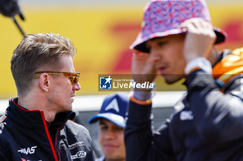 2024-07-07 - Nico Hulkenberg (GER) - MoneyGram Haas F1 Team - Haas VF-24 - Ferrari during Race Day, on day 4, sunday july 7, 2024 of the formula 1 qatar airways british grand prix 2024, scheduled to take place at the silverstone circuit from july 5 to july 7, 2024 - FORMULA 1 - QATAR AIRWAYS BRITISHGRAND PRIX 2024 - RACE - FORMULA 1 - MOTORS