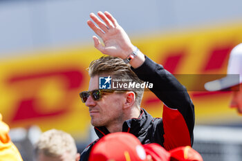 2024-07-07 - Nico Hulkenberg (GER) - MoneyGram Haas F1 Team - Haas VF-24 - Ferrari during Race Day, on day 4, sunday july 7, 2024 of the formula 1 qatar airways british grand prix 2024, scheduled to take place at the silverstone circuit from july 5 to july 7, 2024 - FORMULA 1 - QATAR AIRWAYS BRITISHGRAND PRIX 2024 - RACE - FORMULA 1 - MOTORS