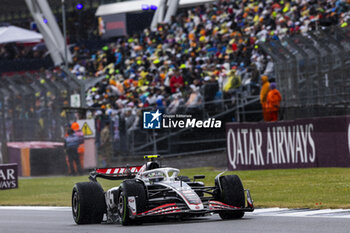 2024-07-07 - Nico Hulkenberg (GER) - MoneyGram Haas F1 Team - Haas VF-24 - Ferrari during Race Day, on day 4, sunday july 7, 2024 of the formula 1 qatar airways british grand prix 2024, scheduled to take place at the silverstone circuit from july 5 to july 7, 2024 - FORMULA 1 - QATAR AIRWAYS BRITISHGRAND PRIX 2024 - RACE - FORMULA 1 - MOTORS