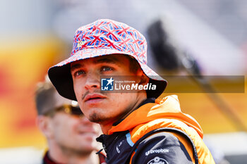 2024-07-07 - Lando Norris (GBR) - McLaren Formula 1 Team - McLaren MCL38 - Mercedes during Race Day, on day 4, sunday july 7, 2024 of the formula 1 qatar airways british grand prix 2024, scheduled to take place at the silverstone circuit from july 5 to july 7, 2024 - FORMULA 1 - QATAR AIRWAYS BRITISHGRAND PRIX 2024 - RACE - FORMULA 1 - MOTORS