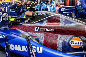 2024-07-07 - Williams Racing special livery with UK flag during the Race on day 4, Sunday july 7, 2024 of the formula 1 qatar airways british grand prix 2024, scheduled to take place at the silverstone circuit from july 5 to july 7, 2024 - FORMULA 1 - QATAR AIRWAYS BRITISHGRAND PRIX 2024 - RACE - FORMULA 1 - MOTORS