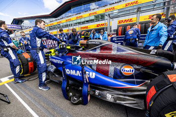 2024-07-07 - Williams Racing special livery with UK flag during the Race on day 4, Sunday july 7, 2024 of the formula 1 qatar airways british grand prix 2024, scheduled to take place at the silverstone circuit from july 5 to july 7, 2024 - FORMULA 1 - QATAR AIRWAYS BRITISHGRAND PRIX 2024 - RACE - FORMULA 1 - MOTORS