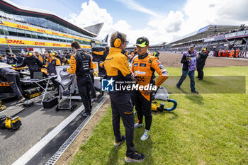 2024-07-07 - Lando Norris (GBR) - McLaren Formula 1 Team - McLaren MCL38 - Mercedes during the Race on day 4, Sunday july 7, 2024 of the formula 1 qatar airways british grand prix 2024, scheduled to take place at the silverstone circuit from july 5 to july 7, 2024 - FORMULA 1 - QATAR AIRWAYS BRITISHGRAND PRIX 2024 - RACE - FORMULA 1 - MOTORS