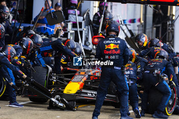 2024-07-07 - Max Verstappen (NED) - Oracle Red Bull Racing - Red Bull RB20 - Honda RBPT during the Race on day 4, Sunday july 7, 2024 of the formula 1 qatar airways british grand prix 2024, scheduled to take place at the silverstone circuit from july 5 to july 7, 2024 - FORMULA 1 - QATAR AIRWAYS BRITISHGRAND PRIX 2024 - RACE - FORMULA 1 - MOTORS