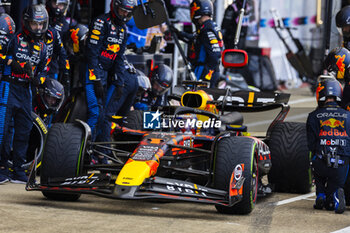 2024-07-07 - Max Verstappen (NED) - Oracle Red Bull Racing - Red Bull RB20 - Honda RBPT during the Race on day 4, Sunday july 7, 2024 of the formula 1 qatar airways british grand prix 2024, scheduled to take place at the silverstone circuit from july 5 to july 7, 2024 - FORMULA 1 - QATAR AIRWAYS BRITISHGRAND PRIX 2024 - RACE - FORMULA 1 - MOTORS