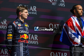 2024-07-07 - Max Verstappen (NED) - Oracle Red Bull Racing - Red Bull RB20 - Honda RBPT during the Race on day 4, Sunday july 7, 2024 of the formula 1 qatar airways british grand prix 2024, scheduled to take place at the silverstone circuit from july 5 to july 7, 2024 - FORMULA 1 - QATAR AIRWAYS BRITISHGRAND PRIX 2024 - RACE - FORMULA 1 - MOTORS