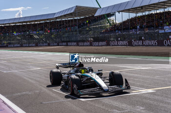 2024-07-07 - Lewis Hamilton (GBR) - Mercedes-AMG PETRONAS F1 Team - Mercedes W15 - Mercedes E Performance during the Race on day 4, Sunday july 7, 2024 of the formula 1 qatar airways british grand prix 2024, scheduled to take place at the silverstone circuit from july 5 to july 7, 2024 - FORMULA 1 - QATAR AIRWAYS BRITISHGRAND PRIX 2024 - RACE - FORMULA 1 - MOTORS