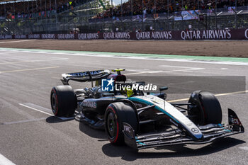 2024-07-07 - Lewis Hamilton (GBR) - Mercedes-AMG PETRONAS F1 Team - Mercedes W15 - Mercedes E Performance during the Race on day 4, Sunday july 7, 2024 of the formula 1 qatar airways british grand prix 2024, scheduled to take place at the silverstone circuit from july 5 to july 7, 2024 - FORMULA 1 - QATAR AIRWAYS BRITISHGRAND PRIX 2024 - RACE - FORMULA 1 - MOTORS