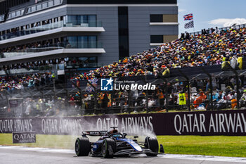 2024-07-07 - Alexander Albon (THA) - Williams Racing - Williams FW46 - Mercedes during the Race on day 4, Sunday july 7, 2024 of the formula 1 qatar airways british grand prix 2024, scheduled to take place at the silverstone circuit from july 5 to july 7, 2024 - FORMULA 1 - QATAR AIRWAYS BRITISHGRAND PRIX 2024 - RACE - FORMULA 1 - MOTORS