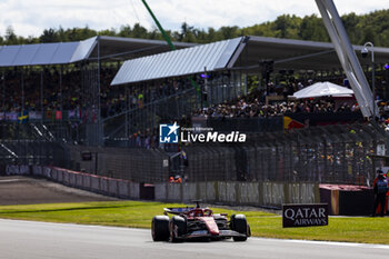 2024-07-07 - Charles Leclerc (MON) - Scuderia Ferrari - Ferrari SF-24 - Ferrari during the Race on day 4, Sunday july 7, 2024 of the formula 1 qatar airways british grand prix 2024, scheduled to take place at the silverstone circuit from july 5 to july 7, 2024 - FORMULA 1 - QATAR AIRWAYS BRITISHGRAND PRIX 2024 - RACE - FORMULA 1 - MOTORS