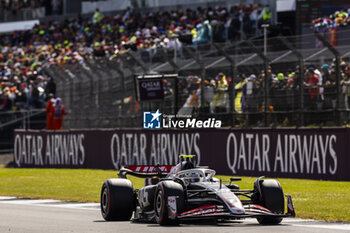 2024-07-07 - Nico Hulkenberg (GER) - MoneyGram Haas F1 Team - Haas VF-24 - Ferrari during the Race on day 4, Sunday july 7, 2024 of the formula 1 qatar airways british grand prix 2024, scheduled to take place at the silverstone circuit from july 5 to july 7, 2024 - FORMULA 1 - QATAR AIRWAYS BRITISHGRAND PRIX 2024 - RACE - FORMULA 1 - MOTORS