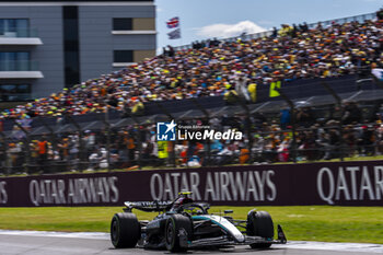 2024-07-07 - Lewis Hamilton (GBR) - Mercedes-AMG PETRONAS F1 Team - Mercedes W15 - Mercedes E Performance during the Race on day 4, Sunday july 7, 2024 of the formula 1 qatar airways british grand prix 2024, scheduled to take place at the silverstone circuit from july 5 to july 7, 2024 - FORMULA 1 - QATAR AIRWAYS BRITISHGRAND PRIX 2024 - RACE - FORMULA 1 - MOTORS