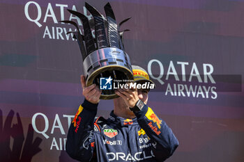 2024-07-07 - Max Verstappen (NED) - Oracle Red Bull Racing - Red Bull RB20 - Honda RBPT during the Race on day 4, Sunday july 7, 2024 of the formula 1 qatar airways british grand prix 2024, scheduled to take place at the silverstone circuit from july 5 to july 7, 2024 - FORMULA 1 - QATAR AIRWAYS BRITISHGRAND PRIX 2024 - RACE - FORMULA 1 - MOTORS