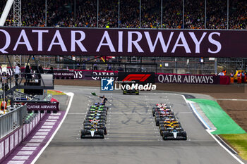 2024-07-07 - Start of 

the Race on day 4, Sunday july 7, 2024 of the formula 1 qatar airways british grand prix 2024, scheduled to take place at the silverstone circuit from july 5 to july 7, 2024 - FORMULA 1 - QATAR AIRWAYS BRITISHGRAND PRIX 2024 - RACE - FORMULA 1 - MOTORS