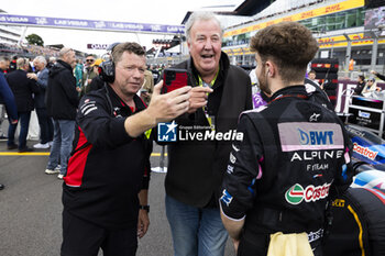 2024-07-07 - Jeremy Clarkson (GBR) TV Star during the Race on day 4, Sunday july 7, 2024 of the formula 1 qatar airways british grand prix 2024, scheduled to take place at the silverstone circuit from july 5 to july 7, 2024 - FORMULA 1 - QATAR AIRWAYS BRITISHGRAND PRIX 2024 - RACE - FORMULA 1 - MOTORS