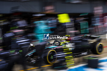 2024-07-07 - Lewis Hamilton (GBR) - Mercedes-AMG PETRONAS F1 Team - Mercedes W15 - Mercedes E Performance during the Race on day 4, Sunday july 7, 2024 of the formula 1 qatar airways british grand prix 2024, scheduled to take place at the silverstone circuit from july 5 to july 7, 2024 - FORMULA 1 - QATAR AIRWAYS BRITISHGRAND PRIX 2024 - RACE - FORMULA 1 - MOTORS