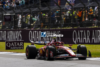 2024-07-07 - Carlos Sainz Jr. (ESP) - Scuderia Ferrari - Ferrari SF-24 - Ferrari during the Race on day 4, Sunday july 7, 2024 of the formula 1 qatar airways british grand prix 2024, scheduled to take place at the silverstone circuit from july 5 to july 7, 2024 - FORMULA 1 - QATAR AIRWAYS BRITISHGRAND PRIX 2024 - RACE - FORMULA 1 - MOTORS