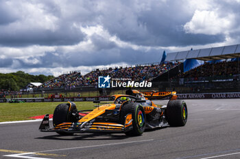 2024-07-07 - Lando Norris (GBR) - McLaren Formula 1 Team - McLaren MCL38 - Mercedes during the Race on day 4, Sunday july 7, 2024 of the formula 1 qatar airways british grand prix 2024, scheduled to take place at the silverstone circuit from july 5 to july 7, 2024 - FORMULA 1 - QATAR AIRWAYS BRITISHGRAND PRIX 2024 - RACE - FORMULA 1 - MOTORS