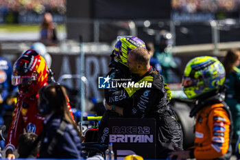 2024-07-07 - Lewis Hamilton (GBR) - Mercedes-AMG PETRONAS F1 Team - Mercedes W15 - Mercedes E Performance during the Race on day 4, Sunday july 7, 2024 of the formula 1 qatar airways british grand prix 2024, scheduled to take place at the silverstone circuit from july 5 to july 7, 2024 - FORMULA 1 - QATAR AIRWAYS BRITISHGRAND PRIX 2024 - RACE - FORMULA 1 - MOTORS