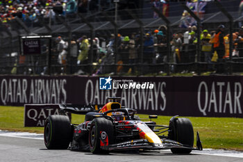 2024-07-07 - Max Verstappen (NED) - Oracle Red Bull Racing - Red Bull RB20 - Honda RBPT during the Race on day 4, Sunday july 7, 2024 of the formula 1 qatar airways british grand prix 2024, scheduled to take place at the silverstone circuit from july 5 to july 7, 2024 - FORMULA 1 - QATAR AIRWAYS BRITISHGRAND PRIX 2024 - RACE - FORMULA 1 - MOTORS