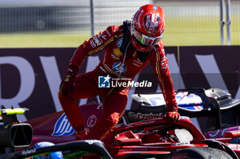 2024-07-07 - Charles Leclerc (MON) - Scuderia Ferrari - Ferrari SF-24 - Ferrari during the Race on day 4, Sunday july 7, 2024 of the formula 1 qatar airways british grand prix 2024, scheduled to take place at the silverstone circuit from july 5 to july 7, 2024 - FORMULA 1 - QATAR AIRWAYS BRITISHGRAND PRIX 2024 - RACE - FORMULA 1 - MOTORS