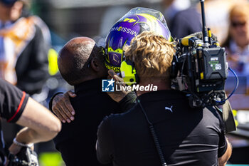 2024-07-07 - Lewis Hamilton (GBR) - Mercedes-AMG PETRONAS F1 Team - Mercedes W15 - Mercedes E Performance during the Race on day 4, Sunday july 7, 2024 of the formula 1 qatar airways british grand prix 2024, scheduled to take place at the silverstone circuit from july 5 to july 7, 2024 - FORMULA 1 - QATAR AIRWAYS BRITISHGRAND PRIX 2024 - RACE - FORMULA 1 - MOTORS