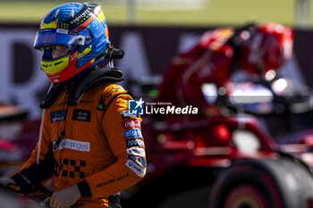 2024-07-07 - Oscar Piastri (AUS) - McLaren Formula 1 Team - McLaren MCL38 - Mercedes
 during the Race on day 4, Sunday july 7, 2024 of the formula 1 qatar airways british grand prix 2024, scheduled to take place at the silverstone circuit from july 5 to july 7, 2024 - FORMULA 1 - QATAR AIRWAYS BRITISHGRAND PRIX 2024 - RACE - FORMULA 1 - MOTORS