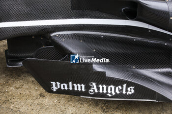 2024-07-05 - Haas F1 Team VF-24 Ferrari, Mechanical detail floor fences during the Formula 1 Qatar Airways British Grand Prix 2024, 12th round of the 2024 Formula One World Championship from July 5 to 7, 2024 on the Silverstone Circuit, in Silverstone, United Kingdom - F1 - BRITISH GRAND PRIX 2024 - FORMULA 1 - MOTORS