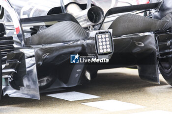 2024-07-05 - Haas F1 Team VF-24 Ferrari, Mechanical detail floor bodywork, carrosserie, aerodynamism, aerodynamic, aerodynamics during the Formula 1 Qatar Airways British Grand Prix 2024, 12th round of the 2024 Formula One World Championship from July 5 to 7, 2024 on the Silverstone Circuit, in Silverstone, United Kingdom - F1 - BRITISH GRAND PRIX 2024 - FORMULA 1 - MOTORS