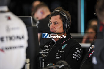 2024-07-05 - WOLFF Toto (aut), Team Principal & CEO of Mercedes AMG F1 Team, portrait during the Formula 1 Qatar Airways British Grand Prix 2024, 12th round of the 2024 Formula One World Championship from July 5 to 7, 2024 on the Silverstone Circuit, in Silverstone, United Kingdom - F1 - BRITISH GRAND PRIX 2024 - FORMULA 1 - MOTORS