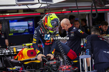 2024-07-05 - HADJAR Isack (fra), Red Bull Racing RB20, portrait during the Formula 1 Qatar Airways British Grand Prix 2024, 12th round of the 2024 Formula One World Championship from July 5 to 7, 2024 on the Silverstone Circuit, in Silverstone, United Kingdom - F1 - BRITISH GRAND PRIX 2024 - FORMULA 1 - MOTORS