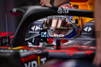 2024-07-05 - VERSTAPPEN Max (ned), Red Bull Racing RB20, portrait during the Formula 1 Qatar Airways British Grand Prix 2024, 12th round of the 2024 Formula One World Championship from July 5 to 7, 2024 on the Silverstone Circuit, in Silverstone, United Kingdom - F1 - BRITISH GRAND PRIX 2024 - FORMULA 1 - MOTORS