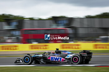 2024-07-05 - 31 OCON Esteban (fra), Alpine F1 Team A524, action during the Formula 1 Qatar Airways British Grand Prix 2024, 12th round of the 2024 Formula One World Championship from July 5 to 7, 2024 on the Silverstone Circuit, in Silverstone, United Kingdom - F1 - BRITISH GRAND PRIX 2024 - FORMULA 1 - MOTORS