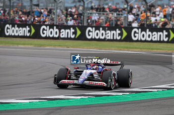 2024-07-05 - 03 RICCIARDO Daniel (aus), Visa Cash App RB F1 Team VCARB 01, action during the Formula 1 Qatar Airways British Grand Prix 2024, 12th round of the 2024 Formula One World Championship from July 5 to 7, 2024 on the Silverstone Circuit, in Silverstone, United Kingdom - F1 - BRITISH GRAND PRIX 2024 - FORMULA 1 - MOTORS