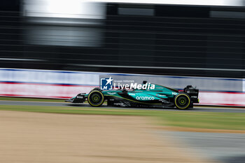 2024-07-05 - 18 STROLL Lance (can), Aston Martin F1 Team AMR24, action during the Formula 1 Qatar Airways British Grand Prix 2024, 12th round of the 2024 Formula One World Championship from July 5 to 7, 2024 on the Silverstone Circuit, in Silverstone, United Kingdom - F1 - BRITISH GRAND PRIX 2024 - FORMULA 1 - MOTORS