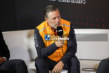 2024-07-05 - BROWN Zak (usa), CEO of of McLaren Racing, portrait press conference during the Formula 1 Qatar Airways British Grand Prix 2024, 12th round of the 2024 Formula One World Championship from July 5 to 7, 2024 on the Silverstone Circuit, in Silverstone, United Kingdom - F1 - BRITISH GRAND PRIX 2024 - FORMULA 1 - MOTORS