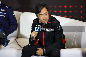 2024-07-05 - KOMATSU Ayao (jpn), Team Principal of Haas F1 team, portrait press conference during the Formula 1 Qatar Airways British Grand Prix 2024, 12th round of the 2024 Formula One World Championship from July 5 to 7, 2024 on the Silverstone Circuit, in Silverstone, United Kingdom - F1 - BRITISH GRAND PRIX 2024 - FORMULA 1 - MOTORS